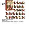 Dog Themed Holiday Gift 2026 Christmas Dachshund Advent Calendar, 24-Day Countdown Toy Set with Mini Box for Kids Figures, Acrylic Ornament