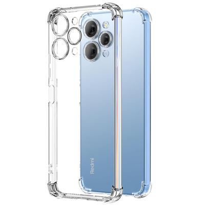 For Redmi 12 Air-Bag Heavy Duty Ultra Thin Slim Soft Clear Transparent TPU Silicone Case Phone Cover