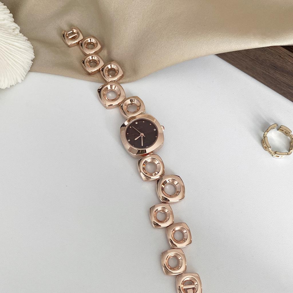 Light luxury High Quality Women's Watch, Design, Irregular Hollow Bracelet, Elegant Quartz Women's Watches, Gift
