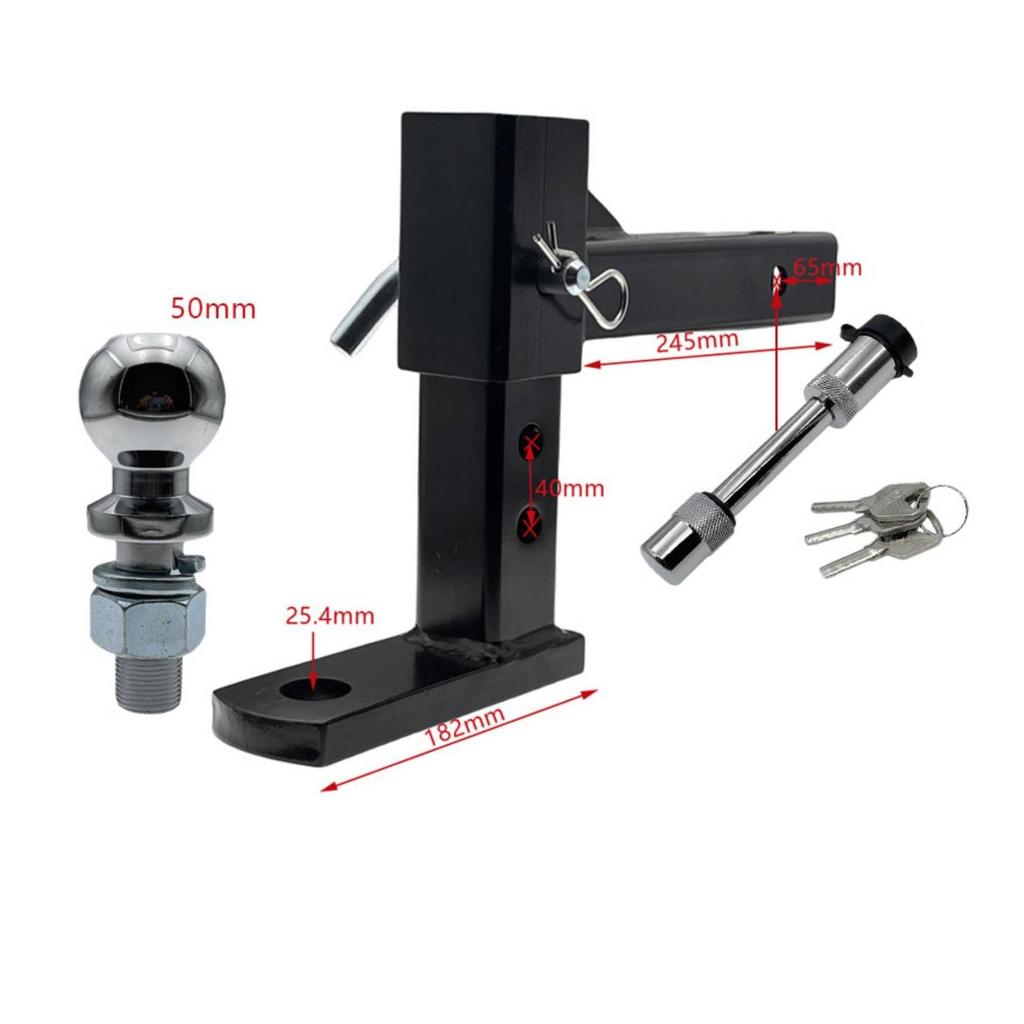 Adjustable Hitch Arm Resistente Trailer Enganche Para Remolque Acabado