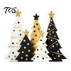 Bauernhaus Schreibtisch Taschentuchhalter Weihnachtsbaum Serviette für Tische, Rustikales Holz Cocktail Feiertags Küchenzubehör Spender, Stehend Theke,