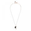 Swarovski 5678045 Swan Swan Black Necklace