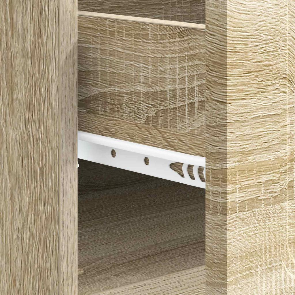 Coffee Table in Sonoma Oak Finish 49 x 50 x 37 cm Particleboard