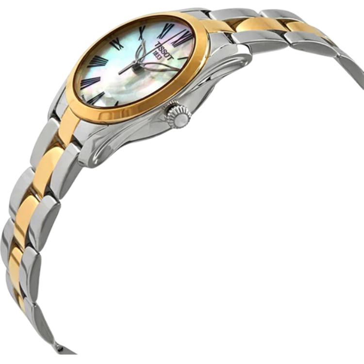 TISSOT Wave Collection Quartz Movement 30m Water Resistance Women's Watch 30mm T112.210.22.113.00