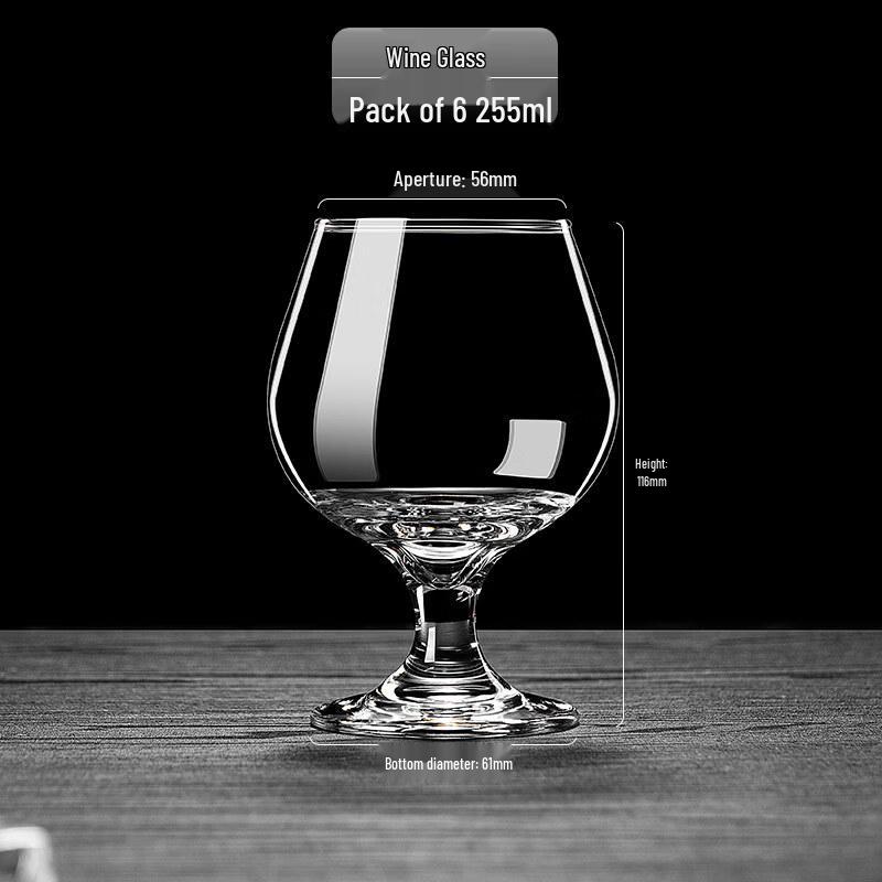 ZISIZ Handmade Crystal Brandy & Whiskey Glass