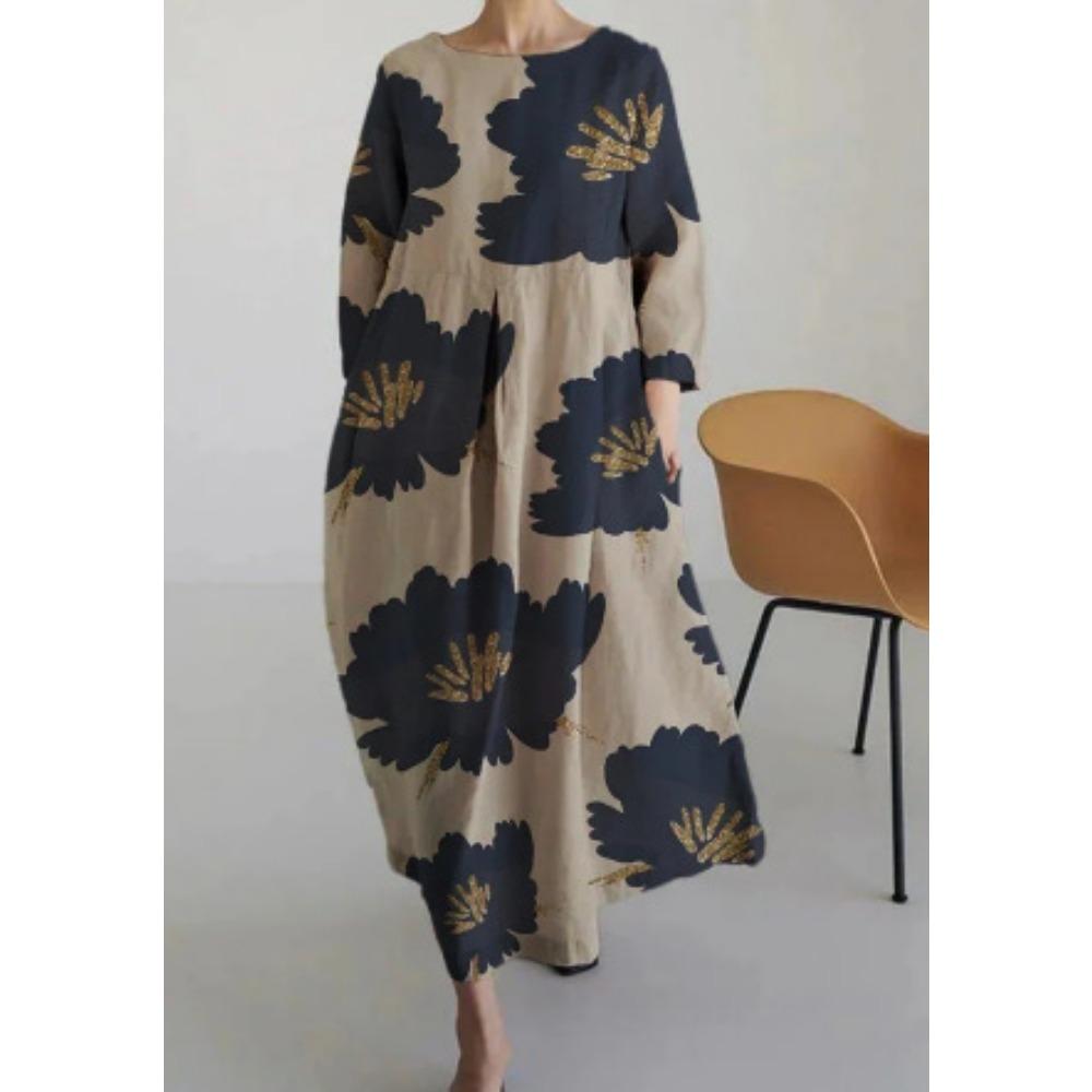 

Женское длинное платье весна осень лето юбка мода повседневные женские платья с большим подолом большие размеры S-5XL длинные платья 4Xl