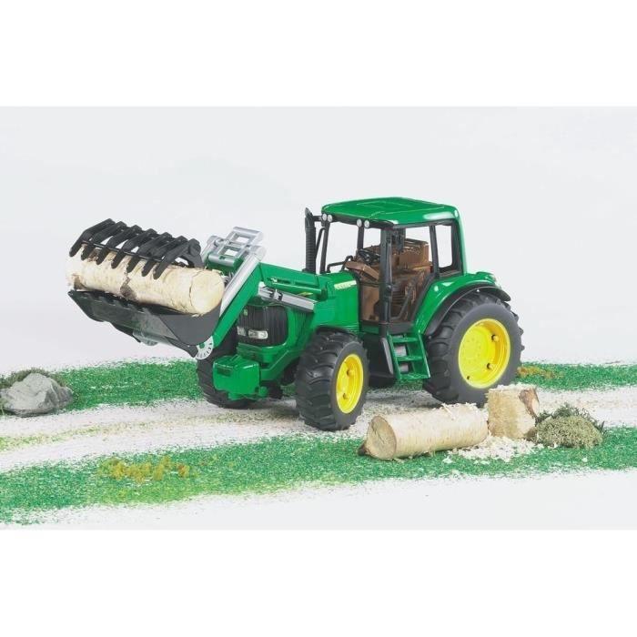 JOHN DEERE 6920 Tractor with BRUDER Front Loader - Toy for Children Aged 3 and Over