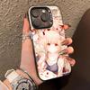 Angel Mahiru Shina Anime Phone Case for iPhone 16 15 14 13 12 11 X XR XS 8 7 Pro Max Plus Colored Translucent Smartphone Luxury