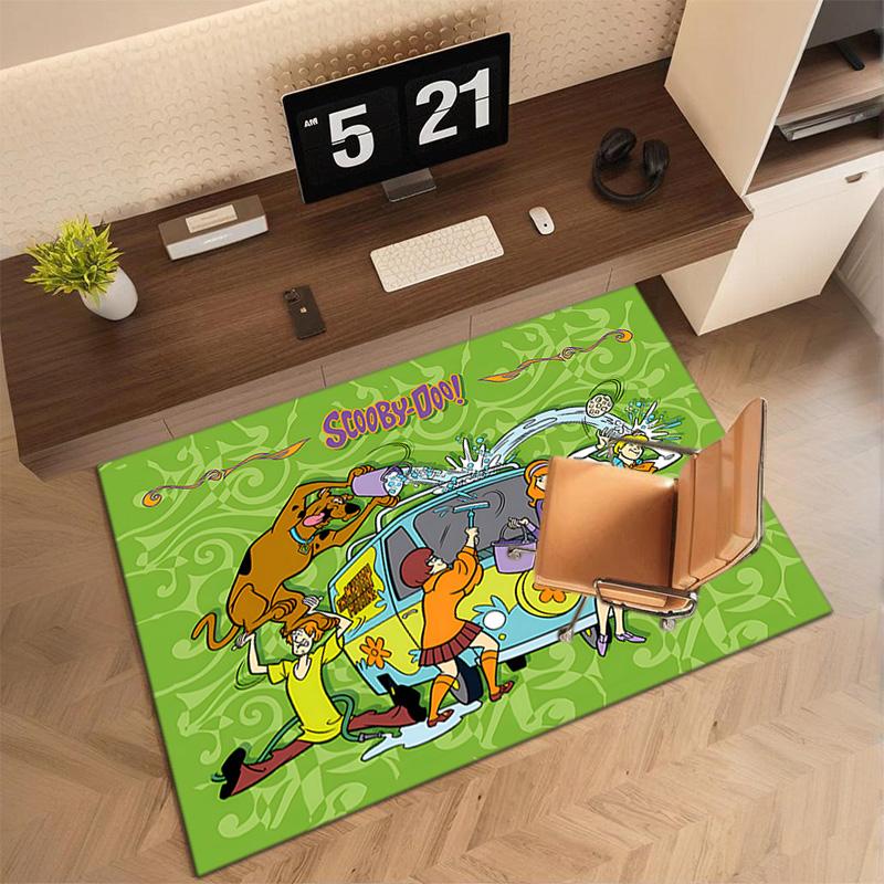 Halloween Cartoon Comedy Adventure Movie Scooby-Doo Carpet Is Suitable for Living Room and Bedroom Doormats Office Balcony Decorative Carpet V6