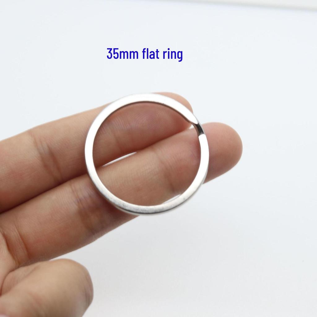 304 Stainless Steel Double Ring Keychain Key Ring