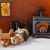 Exquisite Mini Hoe/Straw Bales/Firewood/Rubber Shoes/Carts/Fireplace Model 1:12 Scale Dollhouse Miniature Furniture Toys