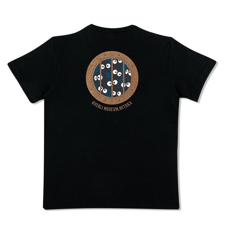 Ghibli Museum Original TShirt Kurosuke Porthole Black Japan New M