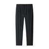 ROMON Men's Ice Silk Business Casual Straight-Fit Trousers