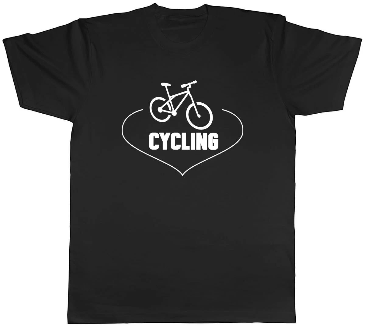 Love Cycling Mens Unisex T-Shirt Tee XXXL