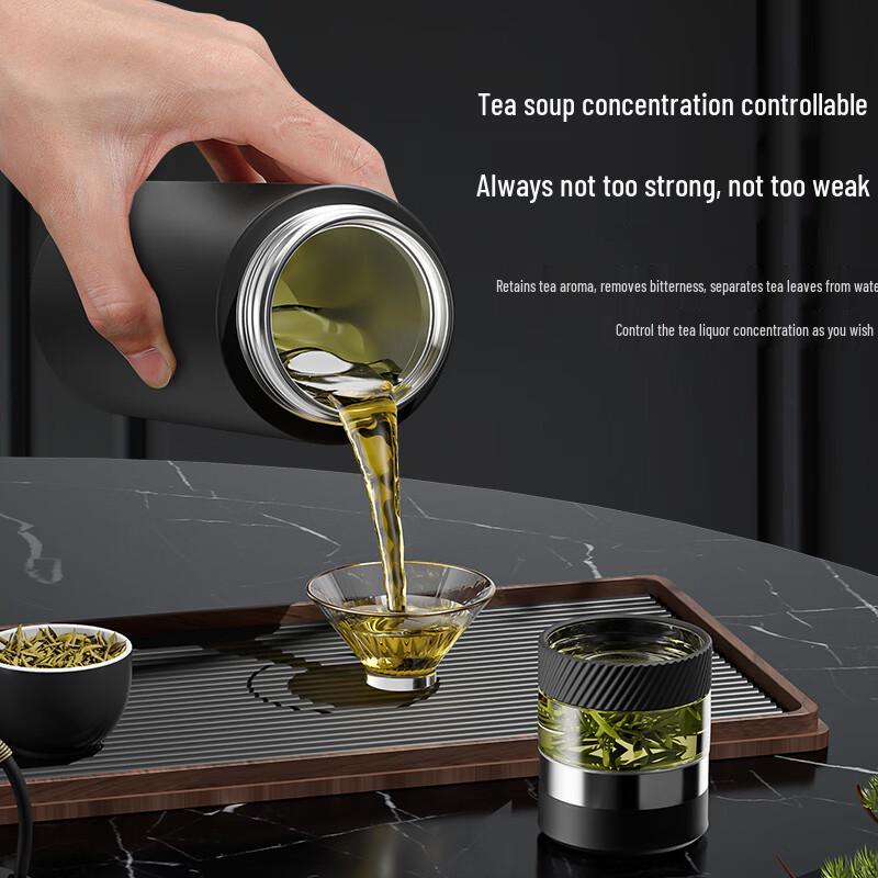 QUANGE Smart Temperature Display Thermos Tea Mug