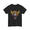 USA Eagle Wings Skull T-Shirt | American Flag Skull, Second Amendment, Patriot