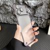 Ultra Slim Borderless Phone Case for IPhone 17 Air 16 15 14 13 12 Pro Max Camera Lens Film Protector Frosted Shockproof Cover