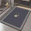 Quick-Dry Non-Slip Minimalist Floor Mat - Water-Absorbent & Easy-Clean for Bathroom & Entrance