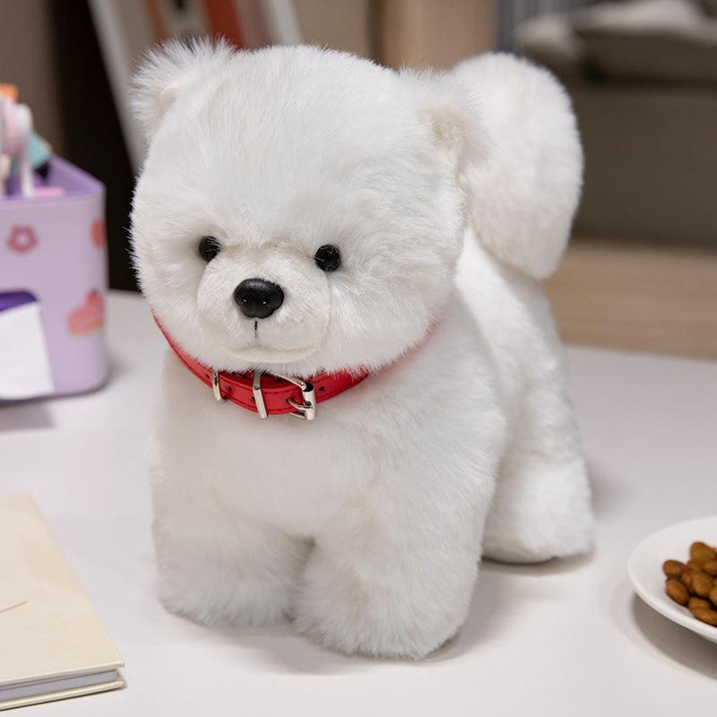 

Пояс Собака Плюшевая Игрушка Кукла Подушка Мягкая И Удобная Подарок На День Рождения Для Девочек 25cm/9.84in белый