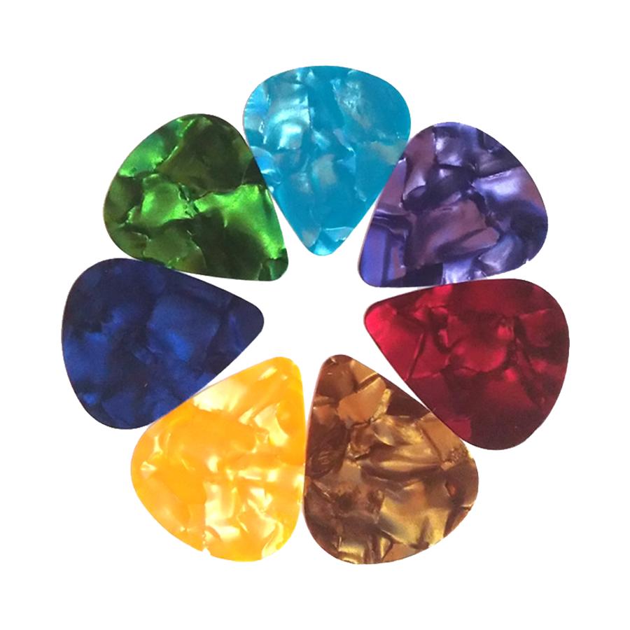 6/12/24/48/100pcs Guitar Picks ABS Guitar Ukulele String Instrument Accessories for Music Lovers Indoor Outdoor Performance XJM