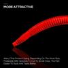 20-100Pcs 35Mm Fishy Smell Worms Soft Lures For Fishing Earthworm Silicone Bait For Pike/Bass/Carp Fishing Accessories Quality