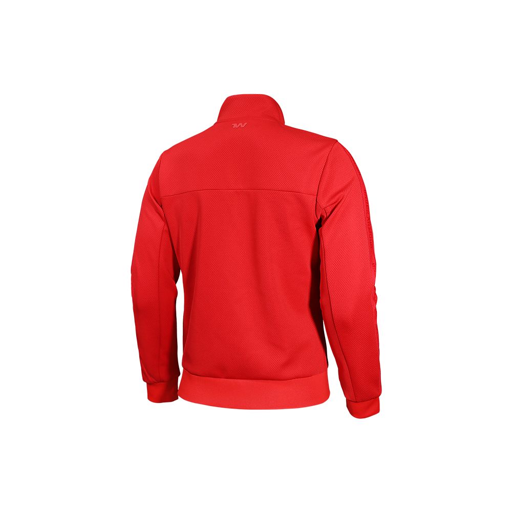 Under Armour Solid Color Stand Collar Zip Sports Knit Jacket Women jackets Red 22500412-600