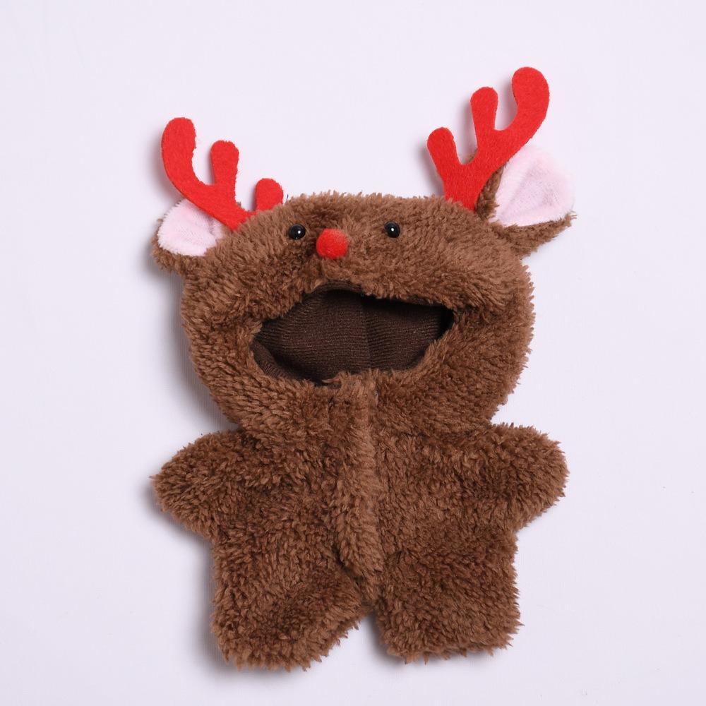 

Красный Нос 17см Кукла Лабубу Одежда Лось Боди Бао-ао Одежда для кукол Детский подарок