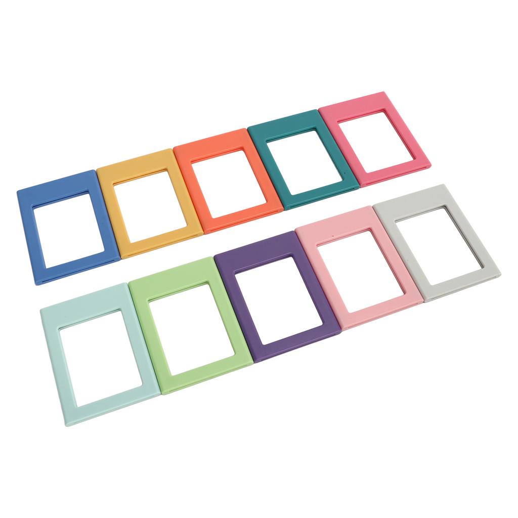 10 Stück 3 Zoll Kühlschrankmagnete Bilderrahmen Kühlschrank Magnetischer Fotorahmen für Aktenschränke Lagerschränke