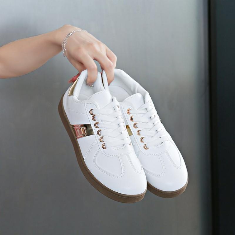 Buty damskie na wiosnę, lato, jesień i zimę Damskie sneakersy Białe buty Wygodne i odporne na zużycie Buty codzienne