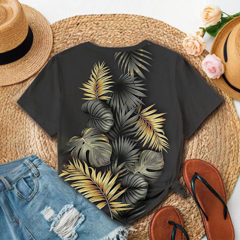 Women's T-Shirt 3d Kawaii Dog Printshort Sleeve Female O-Neck T-Shirt Hip Hop Fashion Oversized Street Style Funny Pattern Tops
