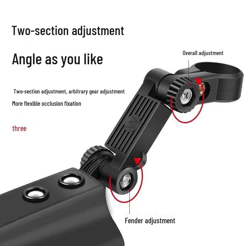 Adjustable Flying Dragon Bicycle Mudguard Set - Front & Rear Fenders for Mountain and Road Bikes