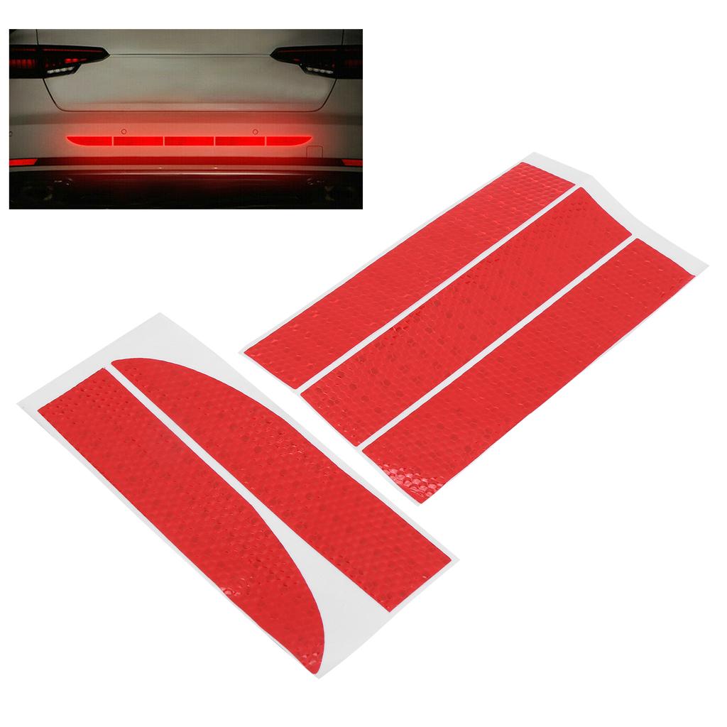 5PCS Strong Reflective Stripe Sticker High   Night Visibility   Waterproof