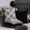 Nordic Black and White Pillow Case Sofa Pillow Living Room French Light Luxury Pillow Model Room Hotel Decoration