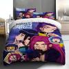 Christmas Decoration Printed Duvet Cover, Ultra Soft Brushed Microfiber Bed Comfort Set