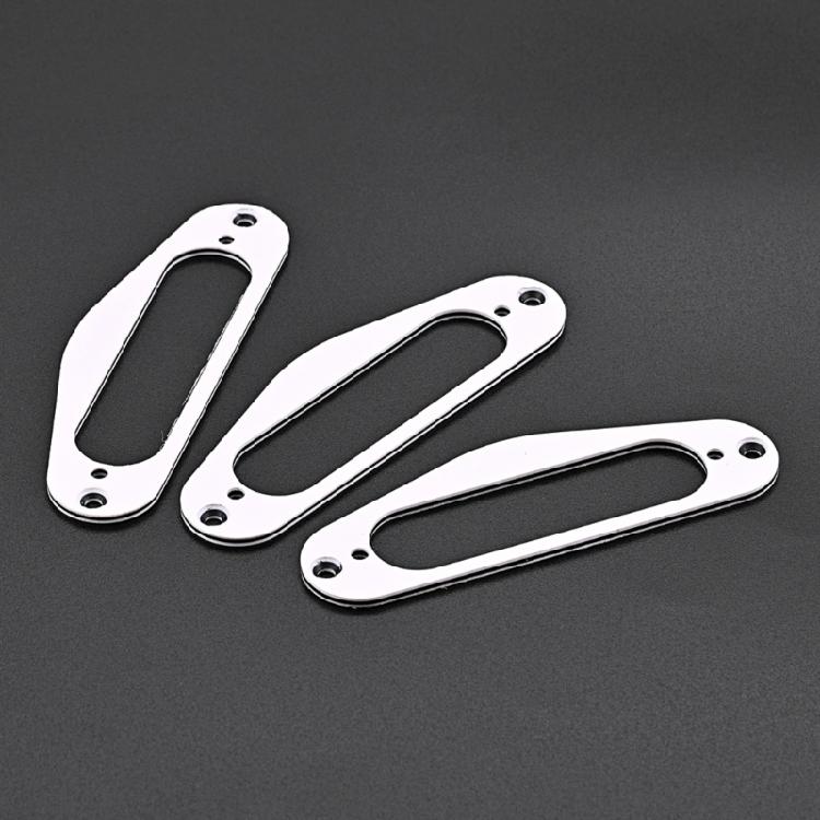 3Pcs Single Coil Pickup Surround Plate Mounting Ring Electric Guitar Accessories