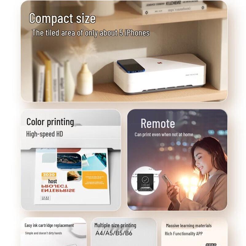 HPRT V1 Color Wireless Inkjet Printer CN plug (adapter included)