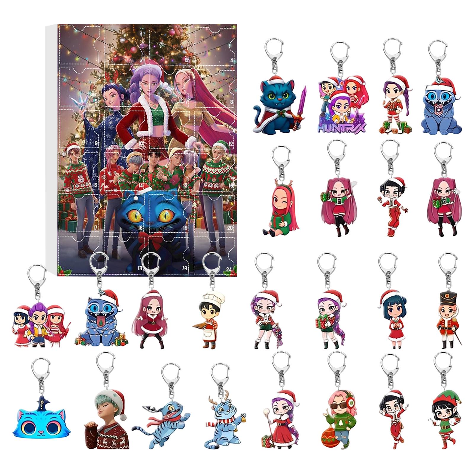 

2D Acrylic Flat Mystery Box, Containing 24 Pendants, Perfect As A Holiday Gift. One Size