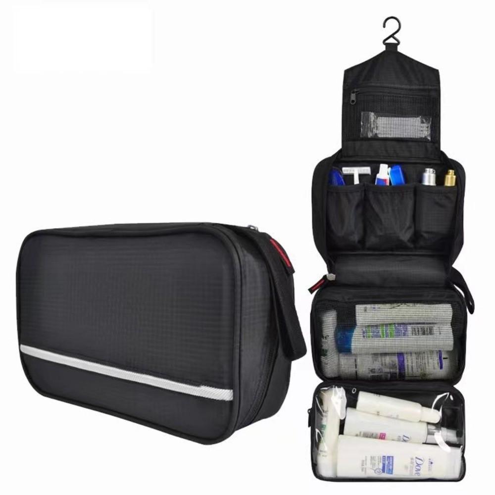 Organizer Kit Hanging Toiletry Bag Wash Organizer Shower Bag Portable Makeup Bag  Travel чёрный