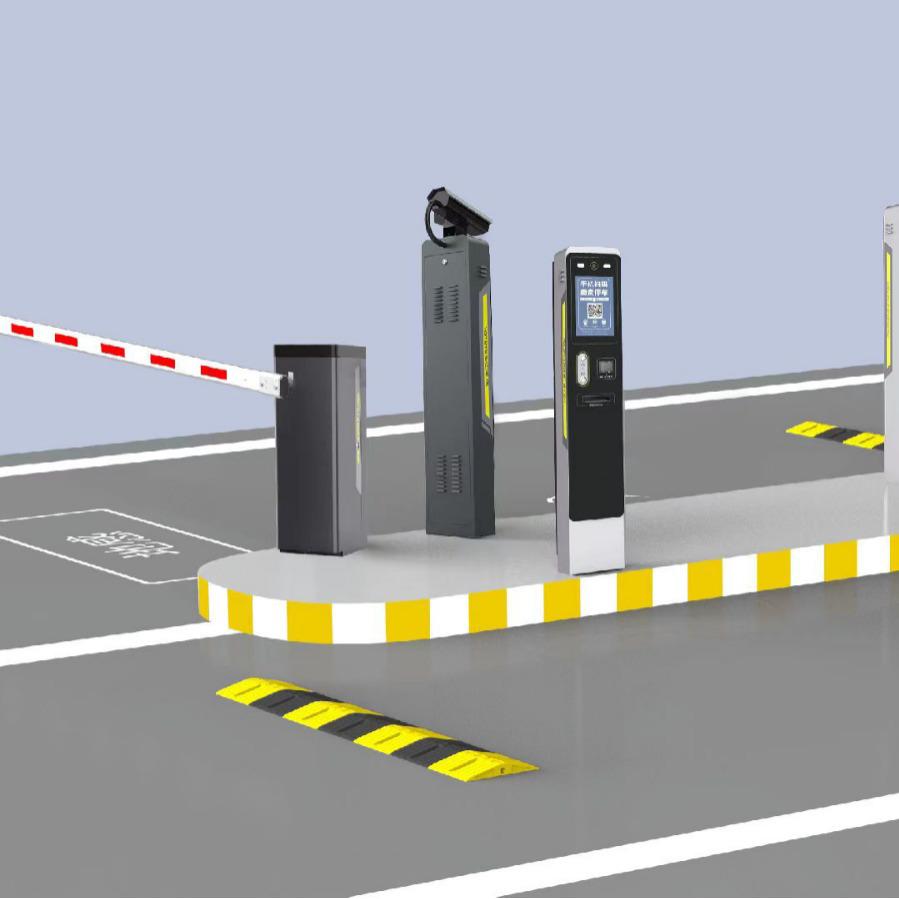 Intelligent License Plate Recognition Boom Barrier Gate System for Unattended Parking Lots