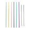 6 PCS Colorful Silicone Straws Replacement Straws Silicone Drinking Cup Straws