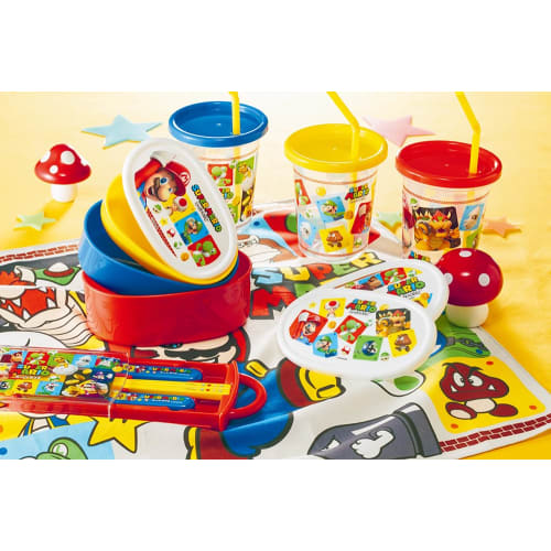 Skater Kids' Lunch Cloth, 43x43cm, Made in Japan, Super Mario 23, Boys' KB4