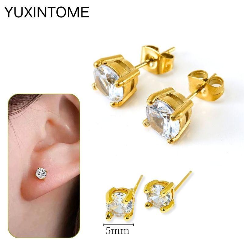 925 Silbernadel Exquisite Weiße Zirkon Steckerohrringe für Damen Geometrische Lange Kette Quaste Ohrringe Luxuriöser Schmuck