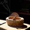 Imitation Stone Mosquito Coil Tray Resin Ash Catcher Fragrance Holder Coil Holder  Meditation Space