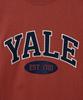 YALE Two-Tone Arch Short Sleeve T-Shirt_Coral