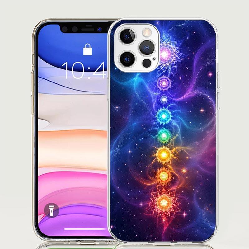 

Чехол для телефона Йога Чакра Духовная Энергия Вселенная Для iPhone 17 Air 16 15 Plus 11 14 Pro Max 13 Mini 12 7 8 + SE Патерн Арт Cust iPhone 15