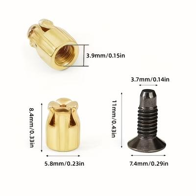 10/30pcs Set Reusable Hinge Expansion Inserts | Suitable for Door Panel Fastener Repair & Furniture Repair Kit, Flush Mount