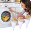3Pcs Pet Hair Remover for Laundry Reusable Washing Machine Floating Lint Mesh Bag Pet Hair Catcher for Washing Machine