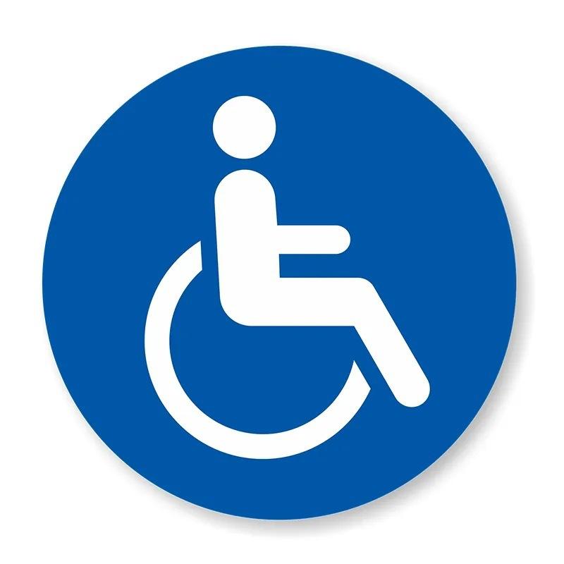 Car Stickers Disabled Signs Decoration Wheelchair Handicap Wheels Window Glass Body Stickers