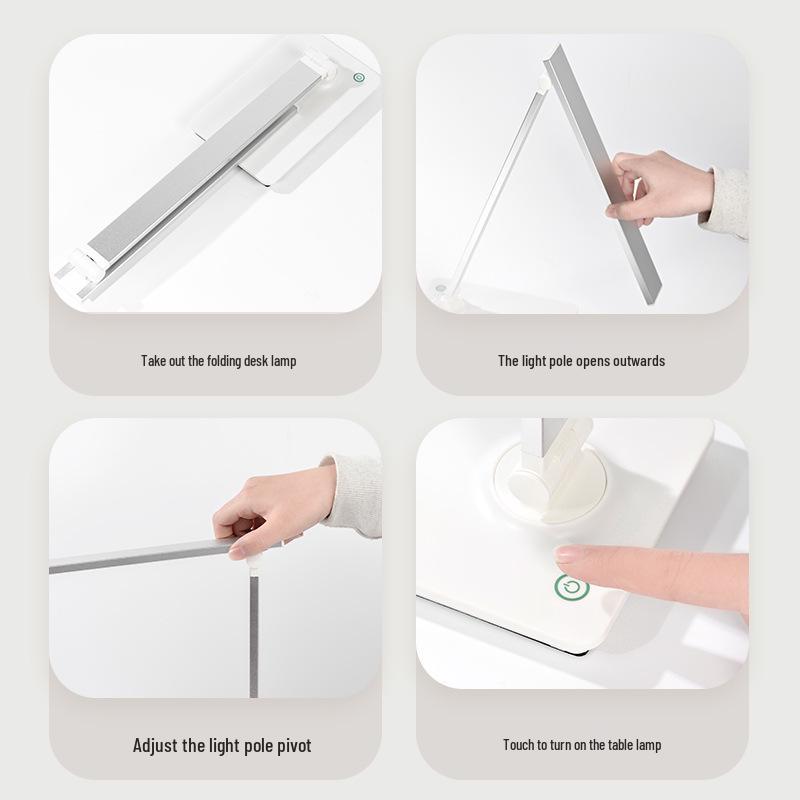 Portable, Foldable Eye Protection Light for Lash, PMU, and Manicure Studios
