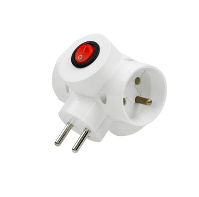 3-Socket Power Strip with Grounding and Switch R-31W (Bi)
